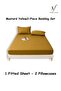 3-Piece Striped Fitted Bed Sheet Set with 2 Pillowcases, Soft Breathable Bedding - 6