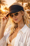 Women's Knitted Uv Protective Visor Hat – Summer, Running, Tennis, Outdoor Sun Visor Hat
