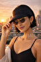 Women's Knitted Uv Protective Visor Hat – Summer, Running, Tennis, Outdoor Sun Visor Hat - 2