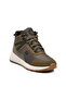 Khaki Lace-Up Unisex Sneaker Boots - 3