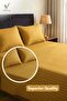 3-Piece Striped Fitted Bed Sheet Set with 2 Pillowcases, Soft Breathable Bedding - 3