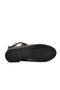 Black Zippered Women's Heeled Boots with Fleece Inside - 5
