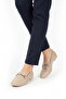 Beige women's casual shoes - 2