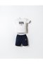 Baby Boy Shorts T-Shirt Set 100% Cotton Summer Baby Set with Stretchy Shorts