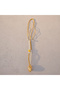 Citrine Natural Stone and Crystal Beaded Pendant - Adjustable Cord with Abundance Energy Byflorya - 2