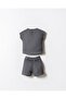 Baby Boy Muslin Shorts and Shirt Set 100% Cotton Summer Breathable 2-Piece Combination - 4
