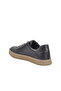 Navy Blue Genuine Leather Men's Casual Shoes - 4