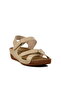 Beige Velcro Lightweight Women's Sandals - 3