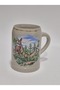 Vintage Tankart German Beer Glass with Gazelle Figure 13.5cm - 2