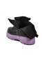 Black Purple Fleece Inside Lace up Zippered Girls' Boots - 4
