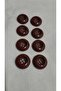 Polyester Button 28 Size 18 mm 8 Pieces