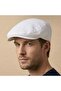 White Summer London Cap Hat Italian Style Cap - 2