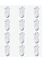 12 Pairs of White Men's Booties Socks - 2