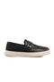 Black Genuine Leather Men's Casual Shoes