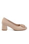 Beige Women's Heeled Shoes - 2