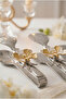 Sapphire Silver Flower Figured 3-Piece Serving Tongs Set - 3
