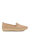 Beige Women's Flat Comfortable Casual Shoes