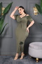 Off-The-Shoulder Tulle Detail Plus Size Stretchy Fabric Bust Ruched Slits Lace Black Midi Dress - 3