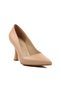 Beige Skin Thin Heeled Stiletto Women's Evening Dress Shoes - 3