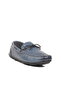 Blue Genuine Leather Men's Casual Shoes - 3