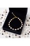 Natural Garnet Stone & Pearl Bracelet – Elegant Women's Bracelet |   Handmade Natural Stone Bracelet