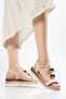 D0761 Daily Orthopedic Metal-Accented Women Sandals - 3