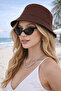 Unisex Cotton Gabardine Bucket Hat Bucket Hat Sun Hat - 3