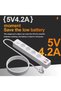 حراري مقبس كهربائي مزدوج الحماية من التيار مع 4 منافذ USB و2 منفذ Type-C (3500 واط) - 4