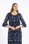Special Patterned Plus Size Chiffon Dress - 2