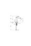 Vitra Minimax Square A43722 Washbasin Faucet, High, Chrome - 5