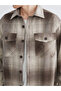 I Standart Fit Checked Embroidered Men's Lumberjack Shirt Jacket from Freezen Store - 3