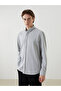 Slim Fit Long Sleeve Men's Shirt
