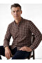 Regular Fit Plaid Men's Shirt