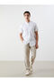 Regular Fit Short Sleeve Linen Blended Men's Shirt - 2