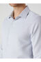 Slim Fit Long Sleeve Dobby Men's Shirt - 3