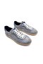 Genuine Suede Leather Men's Gray Sneakers Sports Shoes - 3