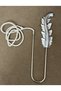 Decorative Leaf Drapery Curtain Holder | |   No Drilling & No Screws |   Practical Use |   1 Piece of Silver