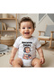 Organic 100% Cotton Cotton Pack Uncle's Letter Printed Bodysuit for Boys with Snap Fasteners