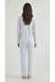 Women's Cotton Floral Print Shirt Collar Long Pajama Set - 3