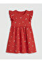 Esvab • Modern & Distinctive Cherry Embroidered Girls' Combed Cotton Dress - 2