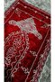 French Guipure Lace Embroidered K Velvet Prayer Rug Dowry Box