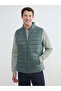 Nevavm Standard Mold Stand-Up Collar Men's Inflatable Vest with Difference