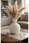 Decorative Vase Ceramic Stylish Vase Handmade Special Series 20 cm Curved Model
