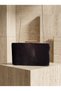 Black Color Imported Luxury K Velvet Chain Metal S Strappy Crystal Stone Women's Evening Dress Bag - 8