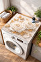 Washing Machine and Dryer Cover Non-Slip Washable Machine Top Protection Pad Decorative Mat