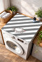 Washing Machine and Dryer Cover Non-Slip Washable Machine Top Protection Pad Decorative Mat