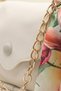 Women's Scarf Soft Textured Chain Detail Shoulder Bag - Stylish Hand and Crossbody Bag 7005 - 2