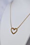 Solid Brass Heart Pendant - 3