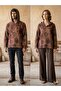 Unisex Indian Ethnic Vintage Patterned Hooded Kangaroo Pocket Sweatshirt