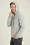 Unisex Relax Fit Comfortable Cut 100% Cotton Inside Without Piping Double Pocket Zippered Hooded Sweatshirt - 5